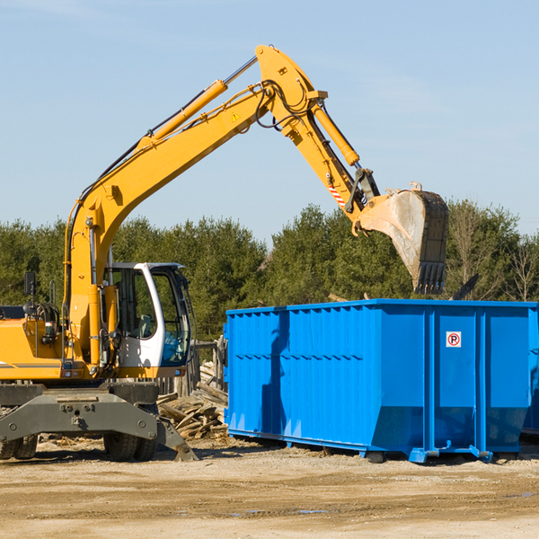 how many times can i have a residential dumpster rental emptied in Pinola